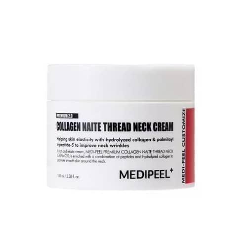 Антивіковий крем для шкіри шиї та декольте Collagen Naite Thread Neck Cream від MEDIPEEL