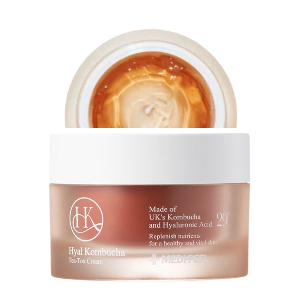 Крем для обличчя Hyal Kombucha Tea-Tox Cream від MEDIPEEL - Зображення 2