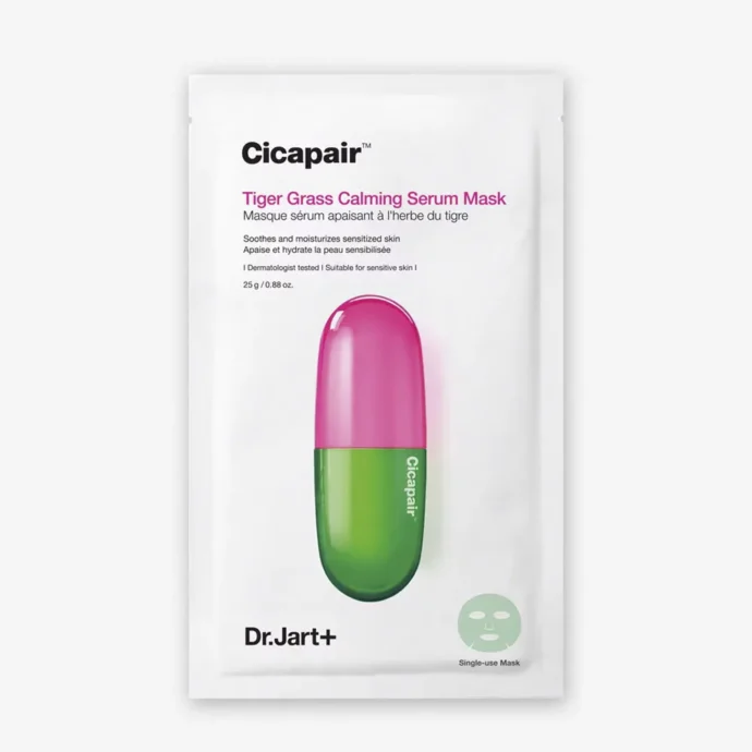 Маска для обличчя Cicapair Tiger Grass Calming Mask від Dr.Jart+