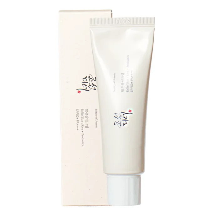 Сонцезахисний крем Relief Sun:Rice + Probiotics SPF50+/PA++++ від Beauty of Joseon