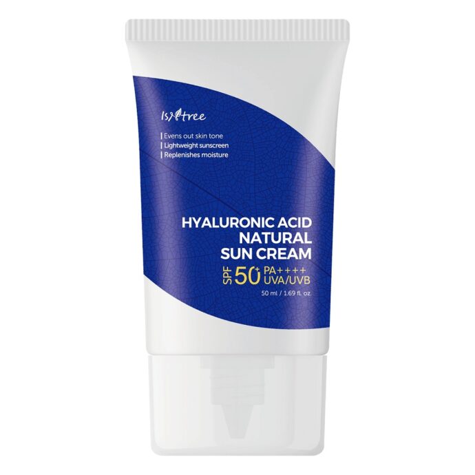 Сонцезахисний крем Hyaluronic Acid Natural Sun Cream SPF 50+ PA++++ від Isntree