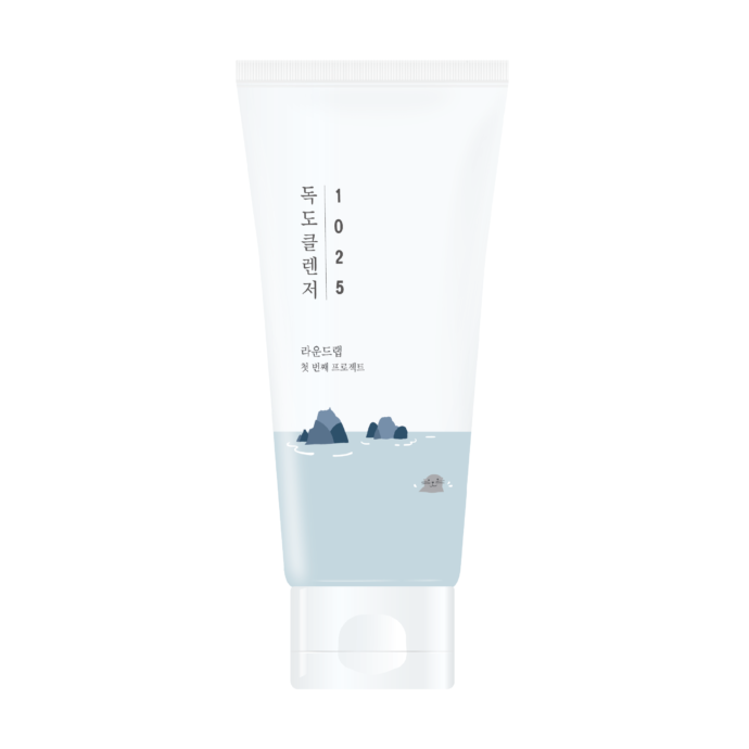М'яка пінка для очищення шкіри ROUND LAB 1025 Dokdo Cleanser