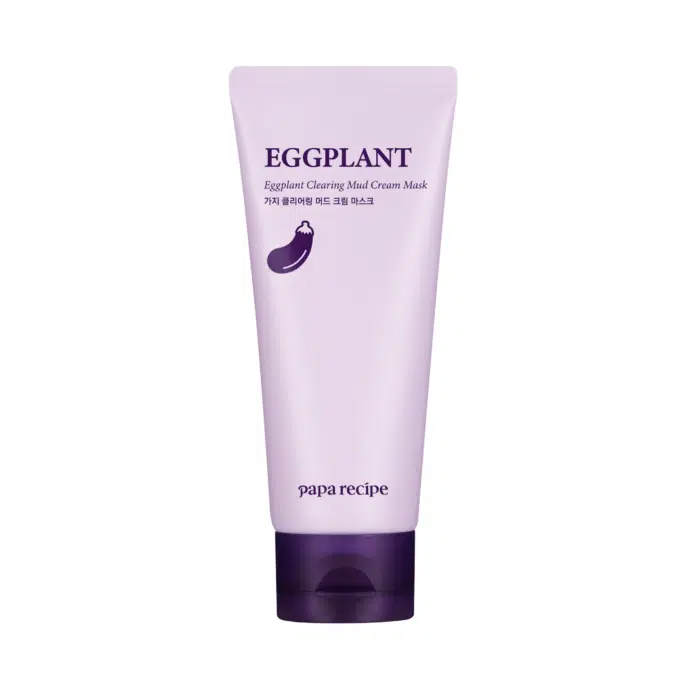 Глиняна маска з екстрактом баклажана Eggplant Clearing Mud Cream Mask від Papa Recipe