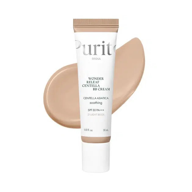 ВВ крем з екстрактом центелли Wonder Releaf Centella BB Cream (№21 Light Beige) від Purito Seoul