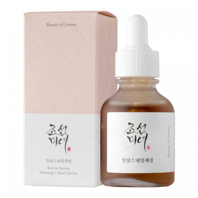 Сироватка на основі гідролату женьшеню і муцину Repair Serum: Ginseng + Snail Mucin від Beauty of Joseon