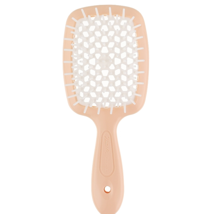 Гребінець SMALL SUPER BRUSH нюдовий персик від Janeke