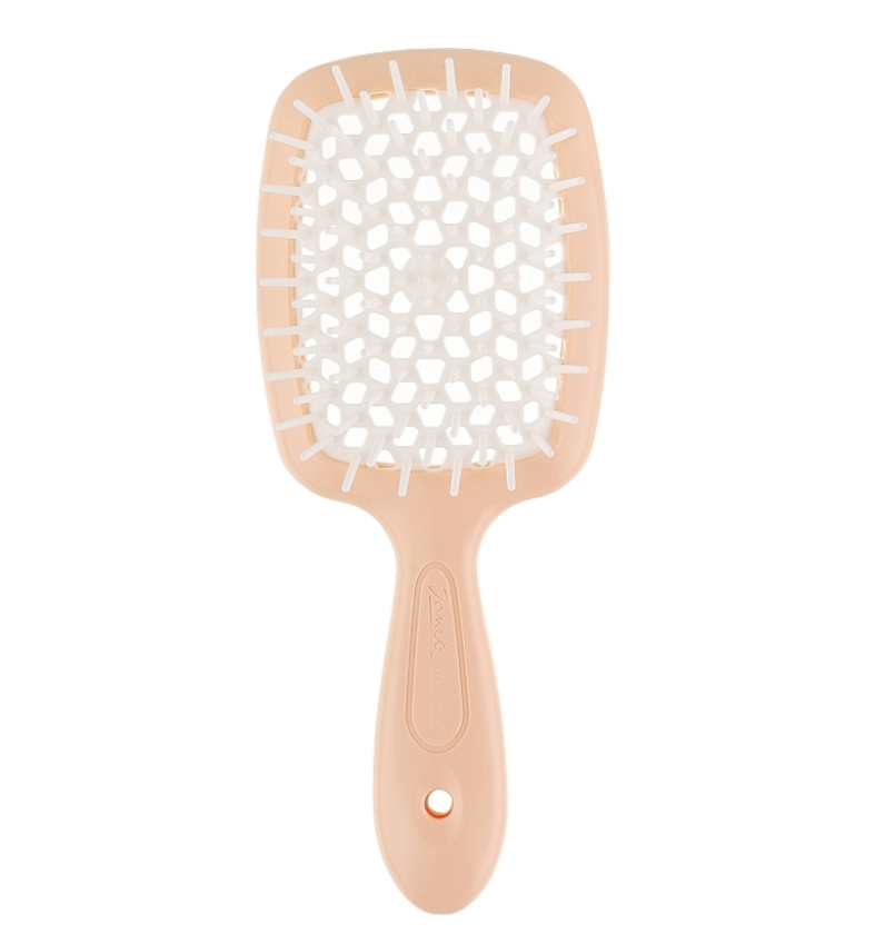 Гребінець SMALL SUPER BRUSH нюдовий персик від Janeke