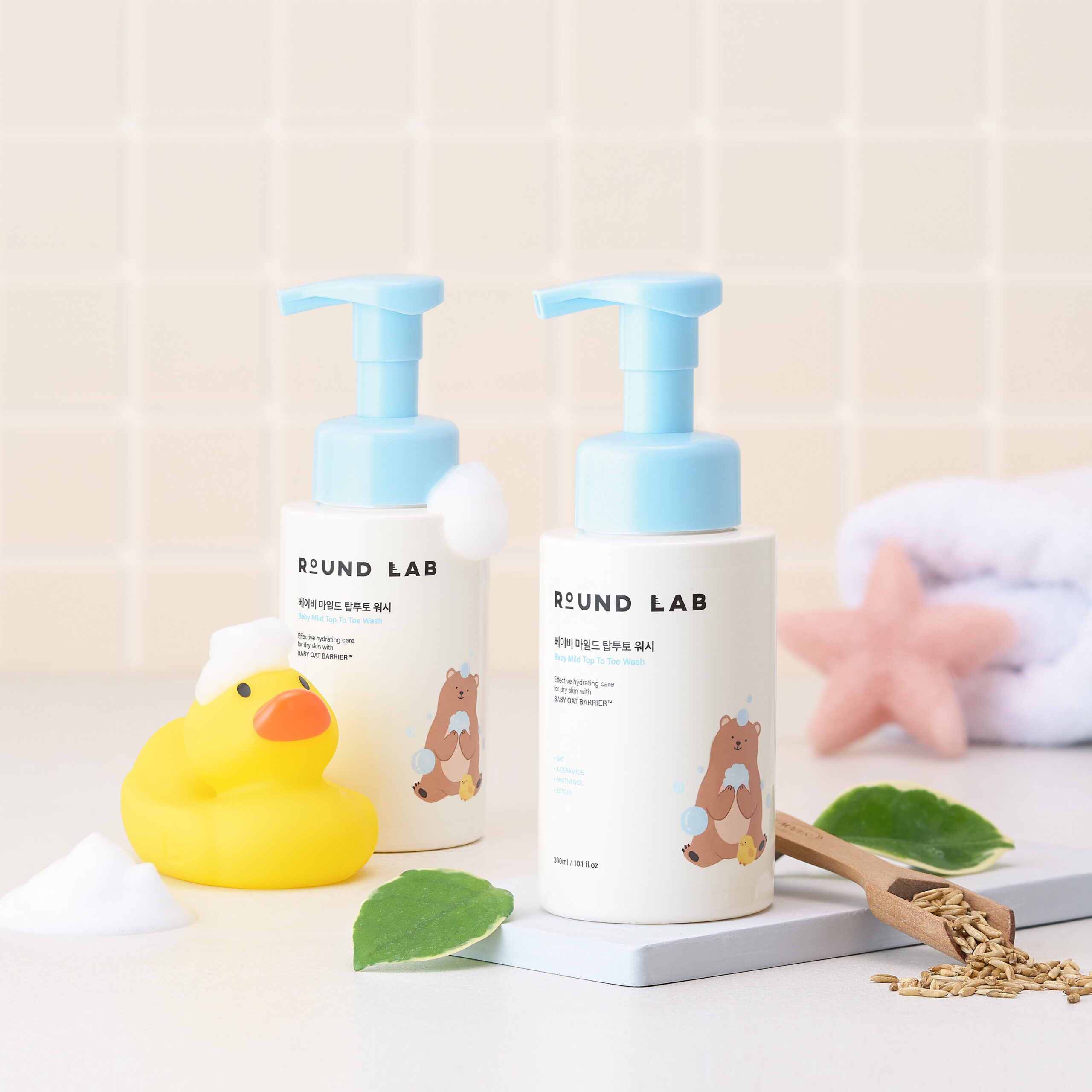 Дитяча пінка для купання Baby Mild Top To Toe Wash від ROUND LAB - Зображення 3