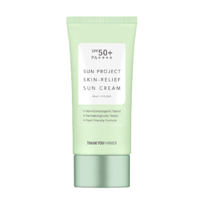 Заспокійливий сонцезахисний крем Sun Project Skin Relief Sun Cream від THANK YOU FARMER