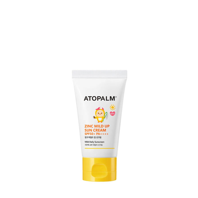 Крем сонцезахисний для дітей Zinc Mild Up Sun Cream SPF50+ PA++++ від ATOPALM