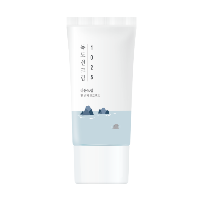 Сонцезахисний крем з морською водою 1025 Dokdo Sunscreen від ROUND LAB