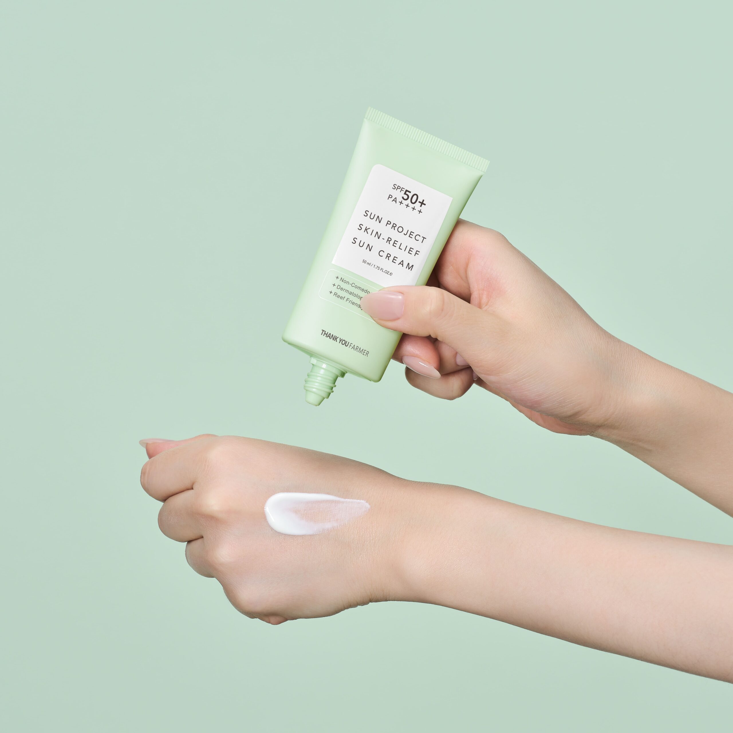 Заспокійливий сонцезахисний крем Sun Project Skin Relief Sun Cream від THANK YOU FARMER - Зображення 2